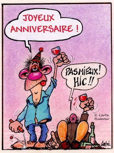 Carte Joyeux Anniversaire Humoristique Jackelyn Cherlyn
