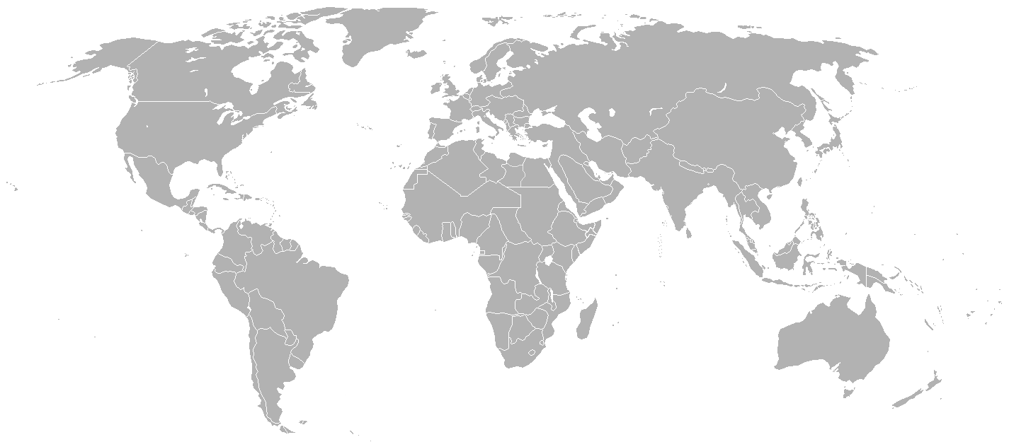 Maps: World Map Uncolored
