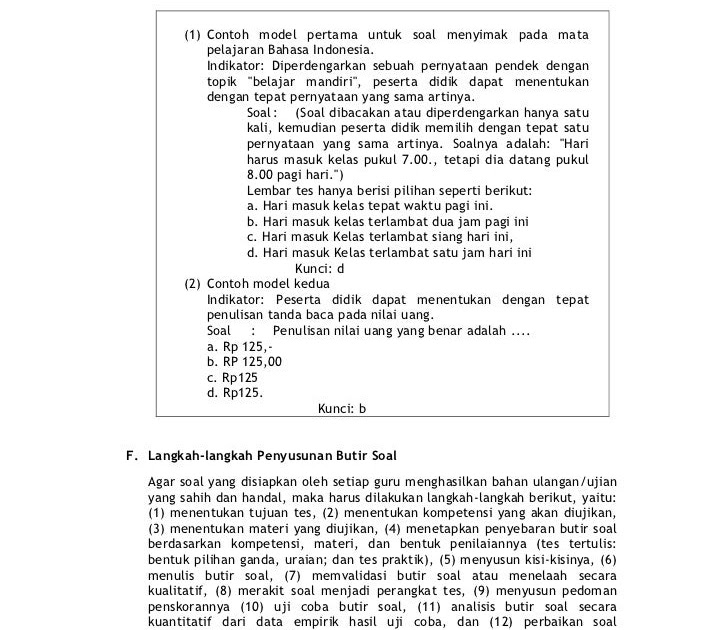 Contoh Soal Pilihan Ganda Kalimat Fakta Dan Opini - Contoh 193