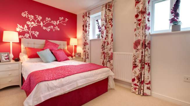  Cat  Kamar 2 Warna Pink Dan Biru  Ide Perpaduan Warna