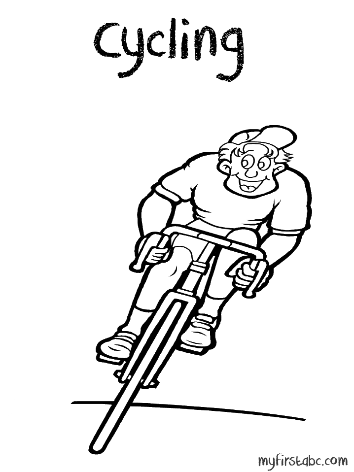 Download 268+ Cyclist Coloring Pages PNG PDF File - Free Packaging