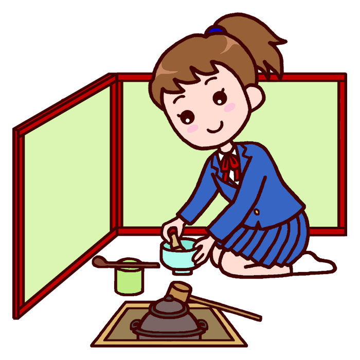 茶道 イラスト 茶道 イラスト 手書き
