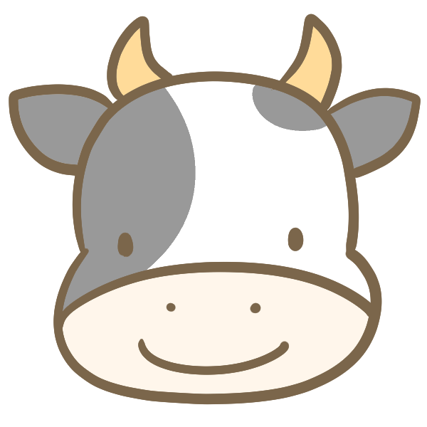 かわいい動物画像 50 素晴らしいかわいい 簡単 牛 イラスト
