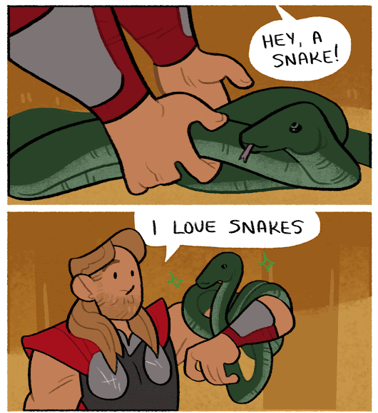 get ready for a lot of orange, he ruined snakes forEVER more thor comics on...