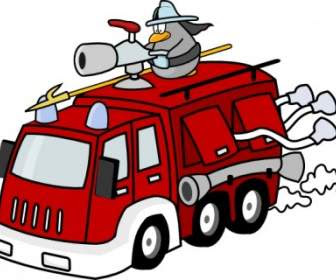  Gambar  Kartun  Mobil  Pemadam  Kebakaran  Rommy Car