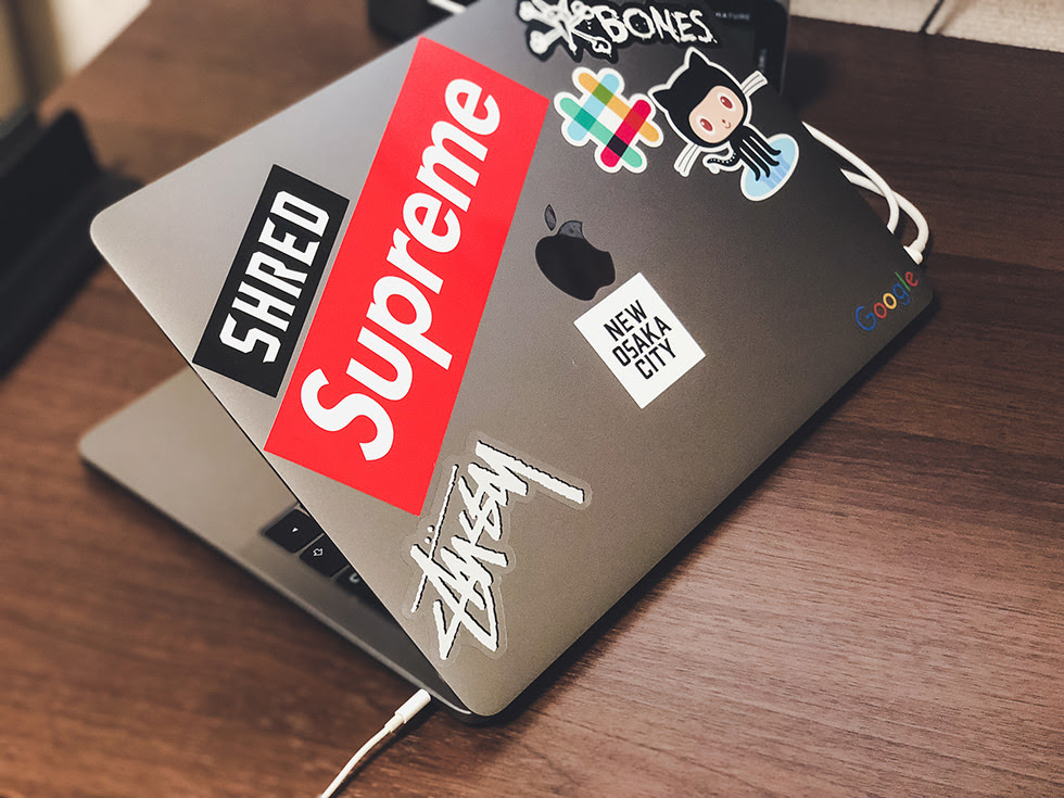 最新のhdmacbook ステッカー おしゃれ イラスト画像