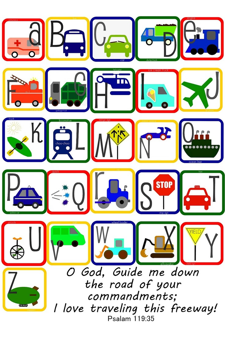 Printable Alphabet Poster