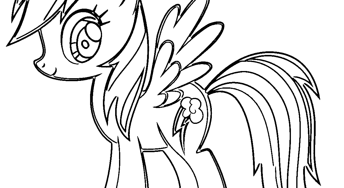 Printable Rainbow Dash Coloring Pages - mylifeasanearlycollegestudent