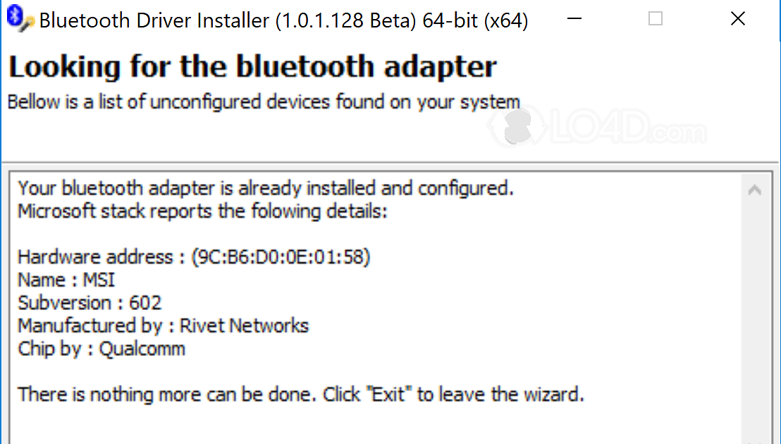 Bluetooth Driver Installer_X32 - Bluetooth Driver ...