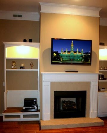 Well, it looks like directtv does have a fireplace channel, but it's ppv and it doesn't show much it costs. Professional Fireplace Stone Or Brick Tv Wall Mount Up To 70