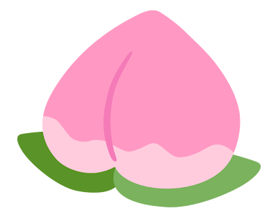 √100以上 桃 イラスト かわいい 112533-桃 イラスト かわいい