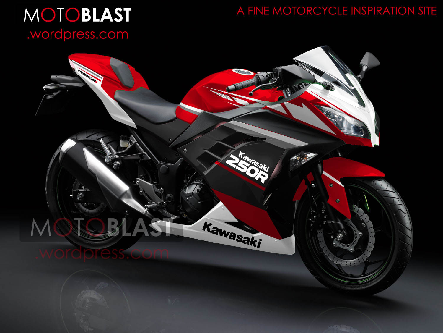 Modifikasi Motor Ninja 250 Merah Images