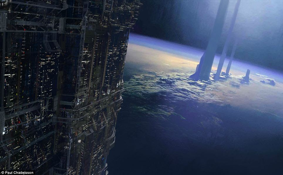 More like Star Wars: This image closely resembles many cities of the future seen in sci-fi films, where incredibly tall buildings peek above the clouds and the world below is almost invisible