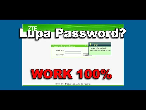Try logging into your zte router using the username and password. F609 Default Password Login Information Account Loginask