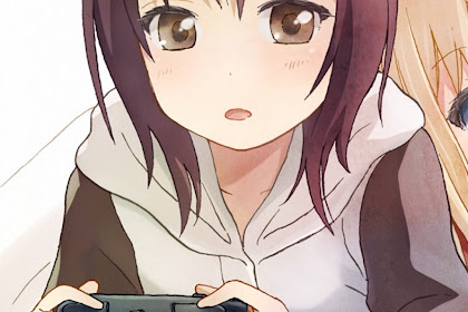 Gamer Female Brown Hair Anime Girl Gamer