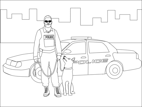 Simply do online coloring for police officer badge coloring page directly from your gadget, support for ipad, android tab or using our web feature. Police Coloring Pages Free Printable Pictures