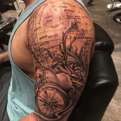 Male Shoulder Tattoo Ideas - Tattoo Arena