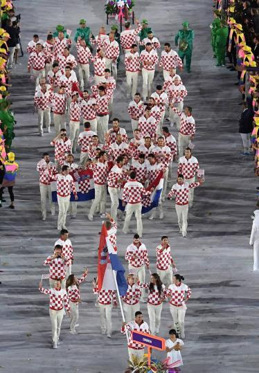 Olympics 2016 Rio Opening ceremony Croatia team among best dressed