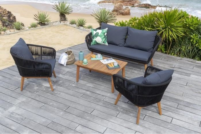 Profitez de prix ikea ✅ faites vous facilement livrer à domicile. Mala Salon De Jardin 4 Places En Bois D Acacia Pas Cher Salon De Jardin Cdiscount Iziva Com