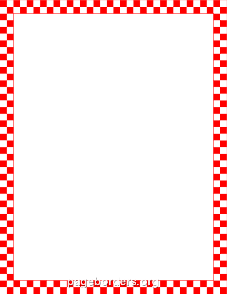 Download Red and White Checkered Border: Clip Art, Page Border, and ...