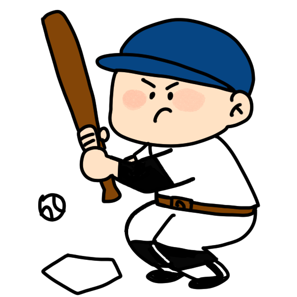 0以上 野球 可愛い イラスト イラスト画像