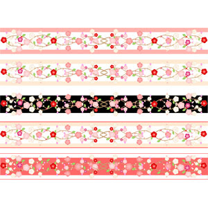 50 素晴らしい和柄 ライン 花の画像