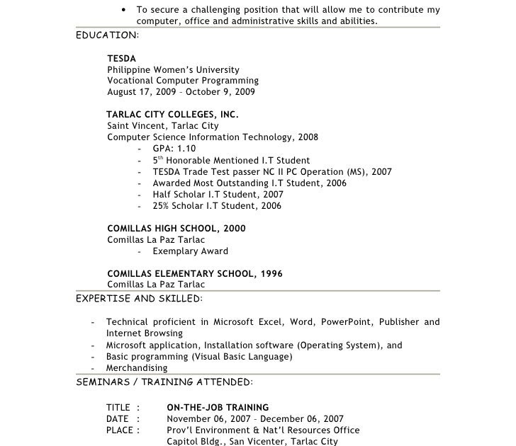 Resume With Nc2 Holder