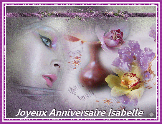 Images Of Gif Anime Joyeux Anniversaire Isabelle
