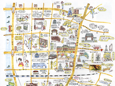 [10000ダウンロード済み√] 手書き 京都 地図 イラスト 264556