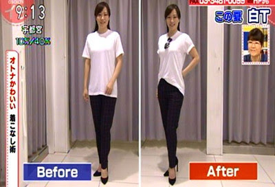 髪型 ラブリーメンズ T シャツ 女性 着こなし