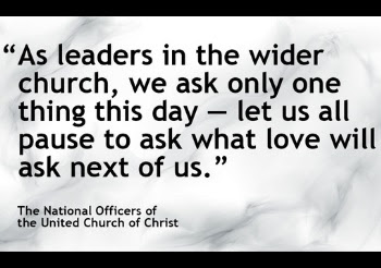 UCC officers urge worshippers to tap healing power of love to

close political divide