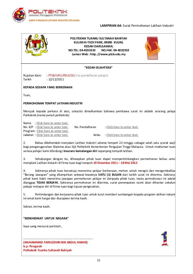 Contoh Surat Rasmi Aduan Tidak Puas Hati - Surat 29