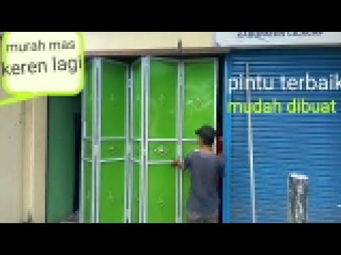 Simak Pintu  lipat  membuat  pintu  lipat  dari  0 sanpai jadi 