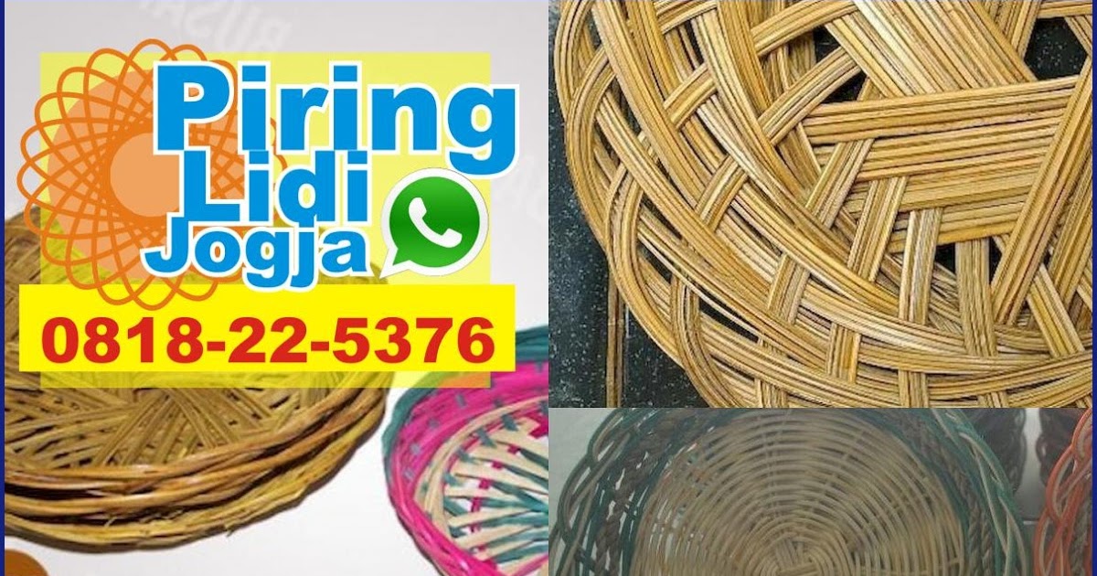 Piring Anyaman  Bambu  0818 22 5376 wa Harga Piring Lidi 