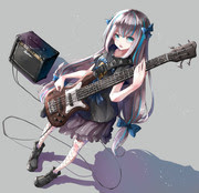 【人気ダウンロード！】 かっこいい ベース 女の子 イラスト 255216