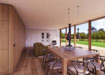 Imagen 2 - La casa prefabricada de madera hecha en España que se camufla con el paisaje
