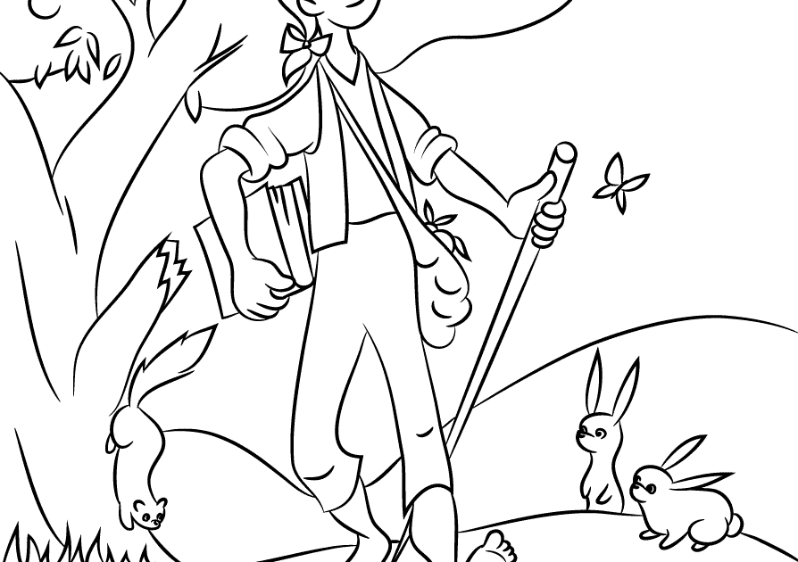 Beautiful Johnny Appleseed Coloring Pages Printables | Top Free Printable Coloring Pages for All