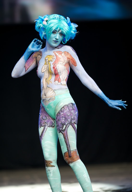 Body paint festival