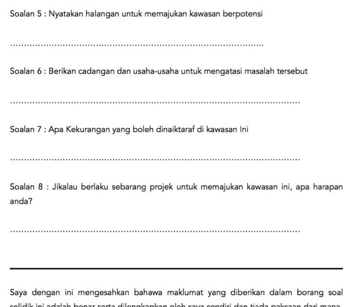 Contoh Soalan Temubual Usahawan - Laporan 7