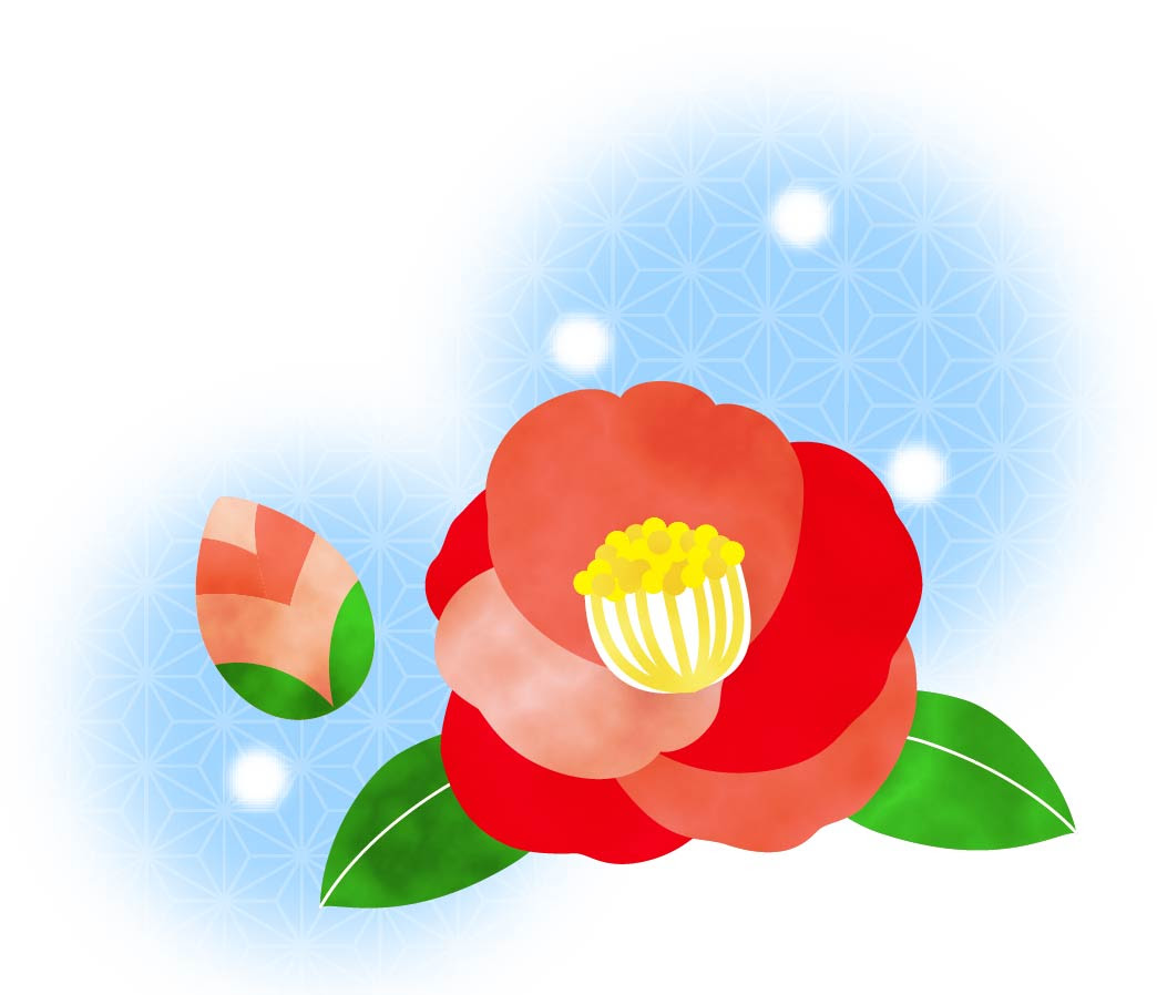 美しい花の画像 新着椿 イラスト おしゃれ