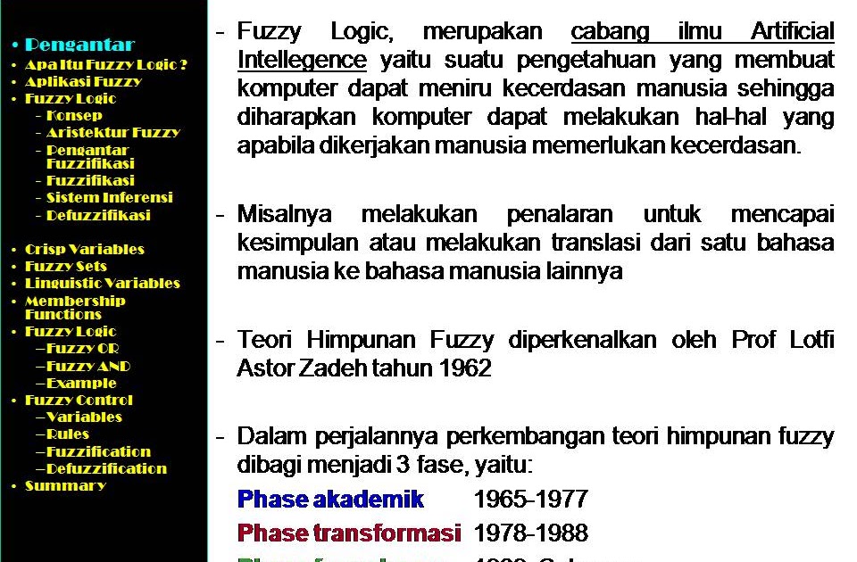 Contoh Soal Himpunan Fuzzy Dan Penyelesaiannya Contoh