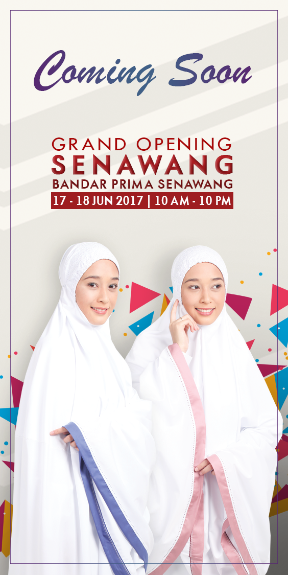 Grand Opening for Telekung Siti Khadijah - Kisahsidairy.com