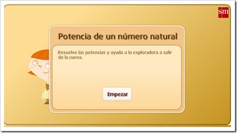 Potencias de un número natural