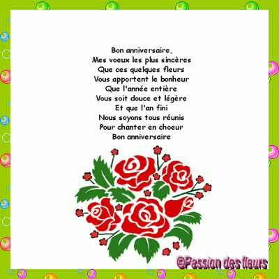 Carte Bon Anniversaire Regis Contessa