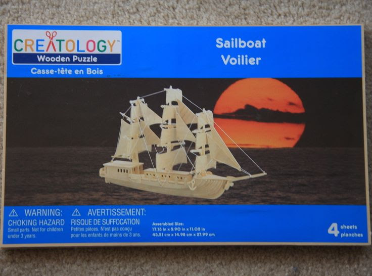 Popular Creatology wooden puzzle sailboat instructions 