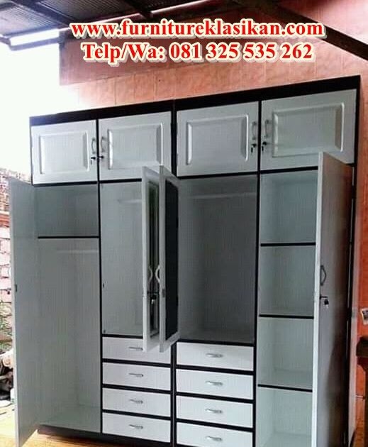  Lemari  Pakaian  Aluminium  Sliding  3 Pintu LEMARIWEUH