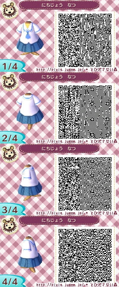 どうぶつの森 Qrコード 服 アニメ