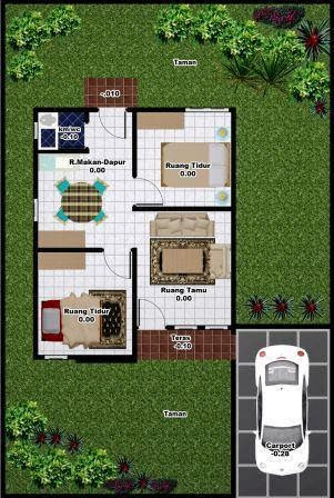 contoh rumah minimalis  luas tanah 150 m2
