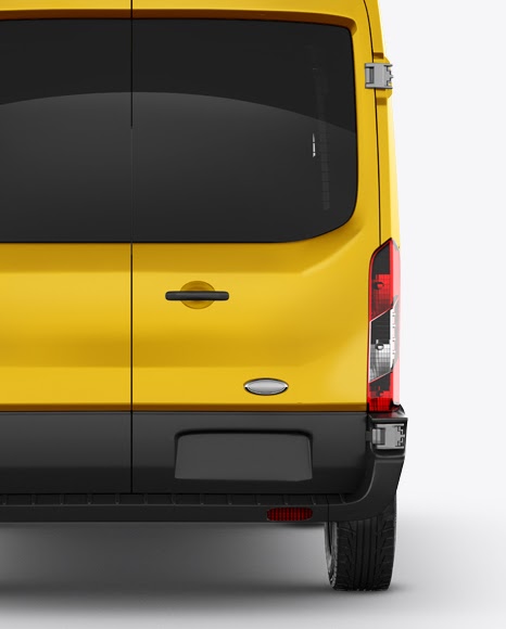 Download Download Panel Van Mockup - Back View Object Mockups ...
