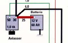 Wenn dann bei einem stecker der stromfluss sinkt. Hauptschalter